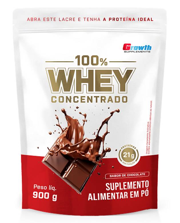 100% Whey Protein Concentrado 1kg Chocolate